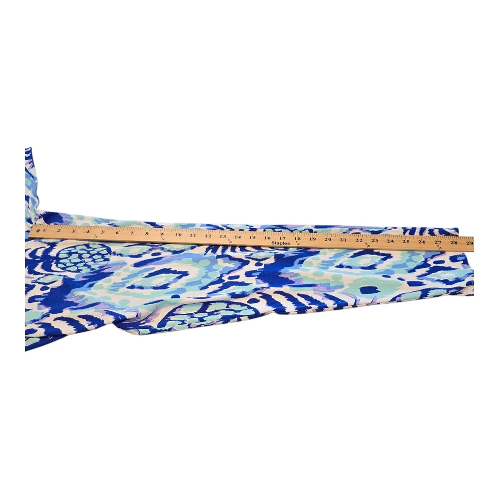 Lilly Pulitzer Jumpsuit Paulina Tropical Call Me Pineapple Blue White Size Small